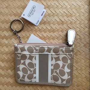 Coach keychain coin purse